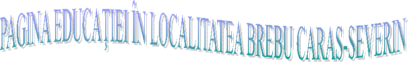 PAGINA EDUCAŢIEI &Icirc;N LOCALITATEA BREBU CARAS-SEVERIN