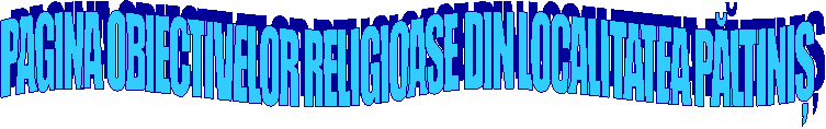 PAGINA OBIECTIVELOR RELIGIOASE DIN LOCALITATEA NITCHIDORF